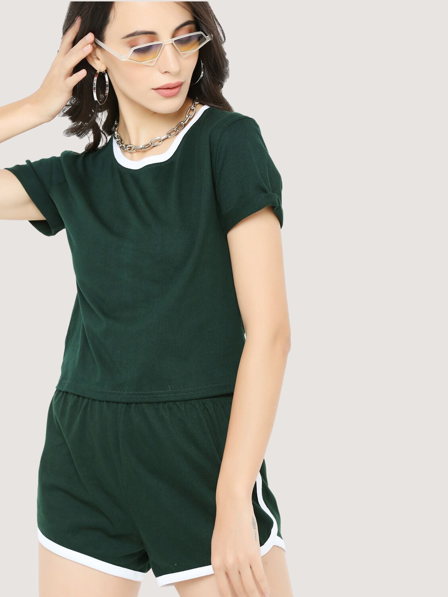 Tshirt With Shorts Co-ord Set